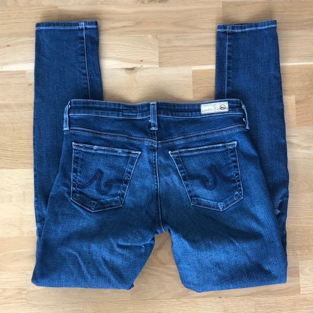 AG Legging Ankle Jeans Distressed